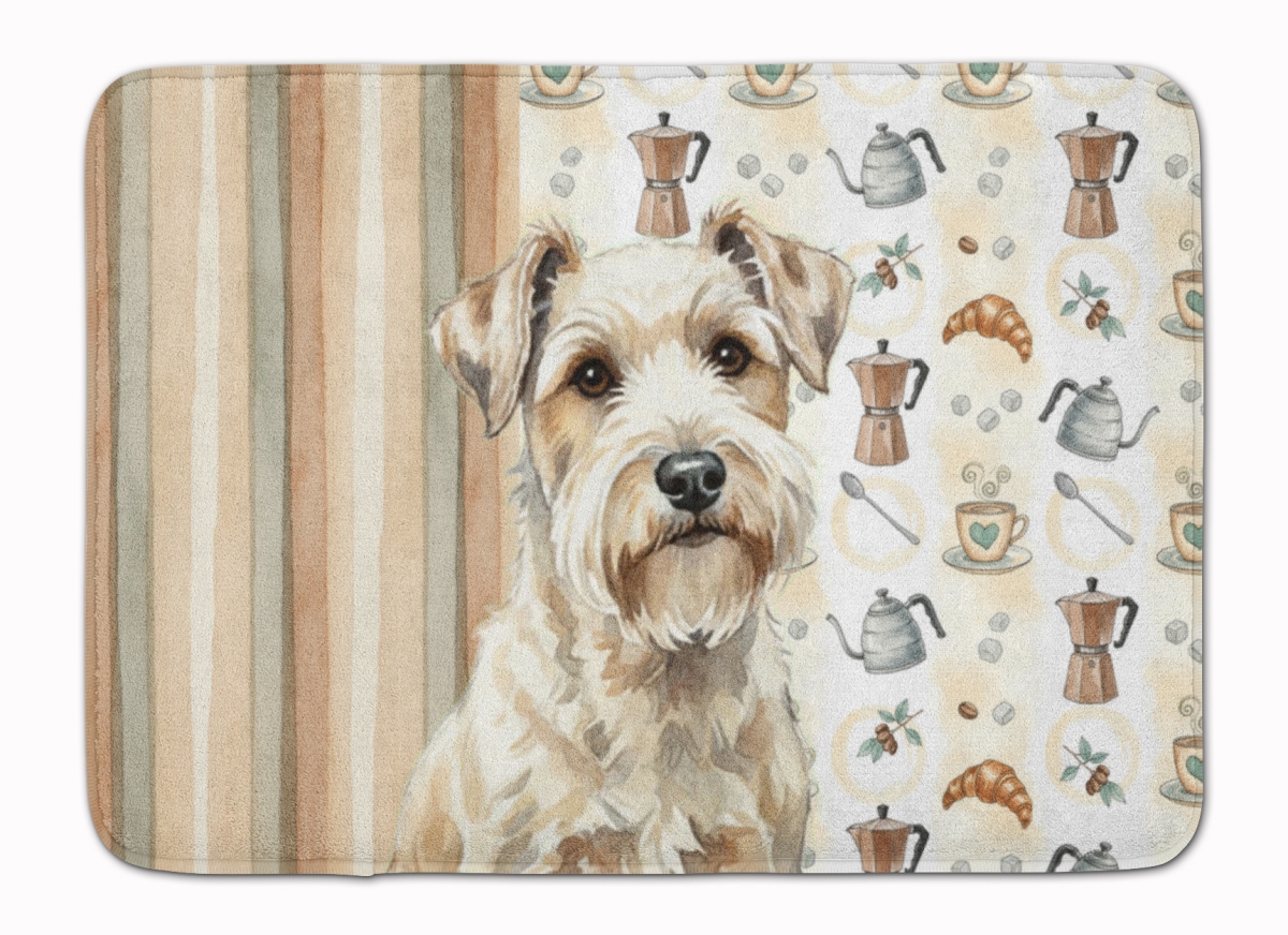WDK7606RUG 19 x 27 in. Sealyham Terrier Coffee Bar Memory Foam Kitchen Mat