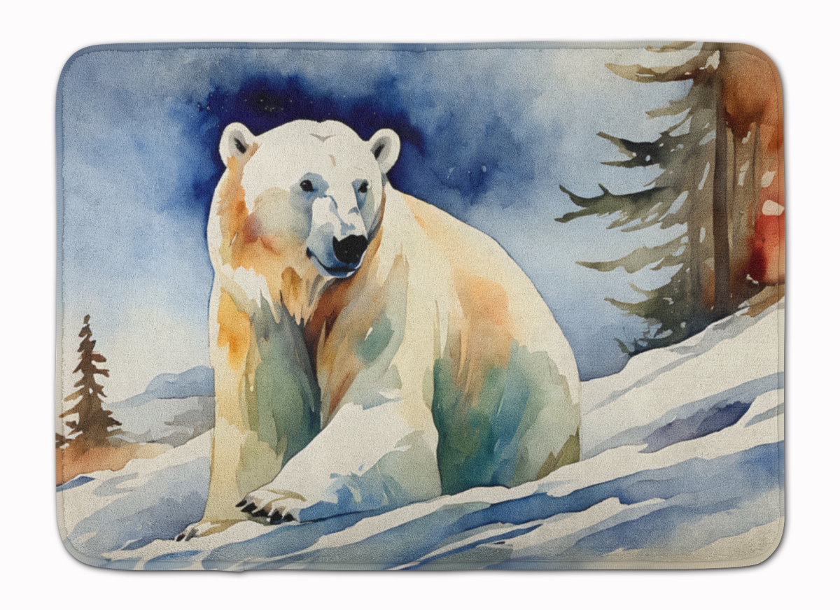 DAC2974RUG 19 x 27 in. Polar Bear Memory Foam Kitchen Mat