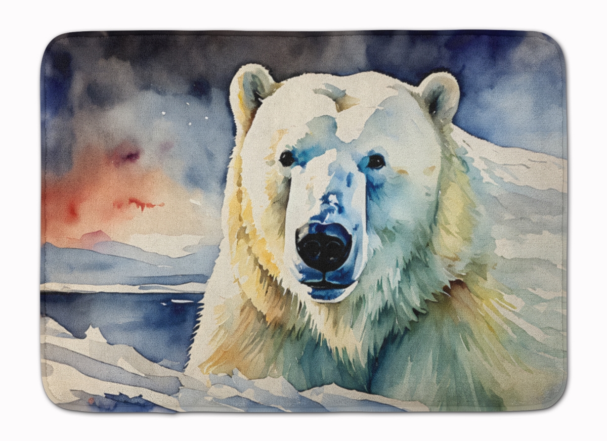 DAC2977RUG 19 x 27 in. Polar Bear Memory Foam Kitchen Mat