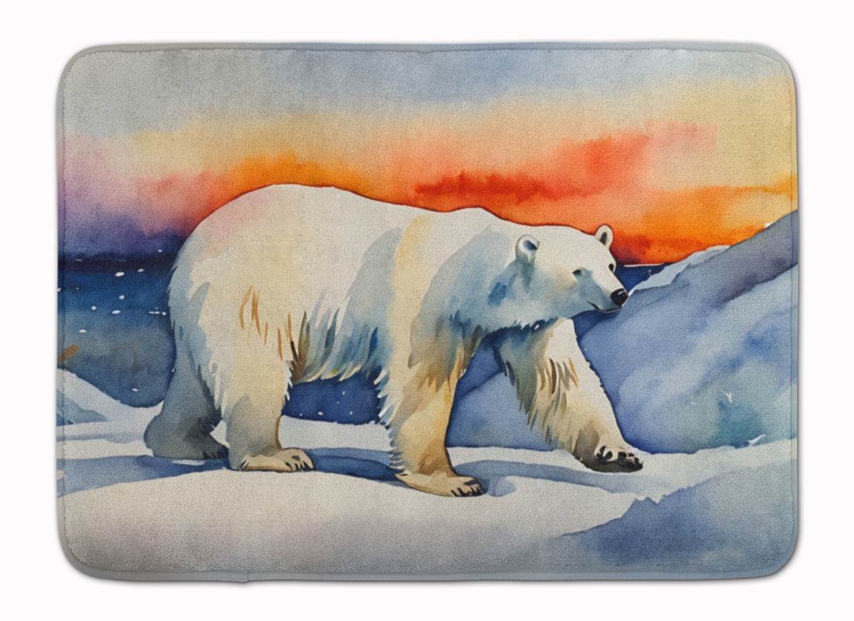 DAC2978RUG 19 x 27 in. Polar Bear Memory Foam Kitchen Mat