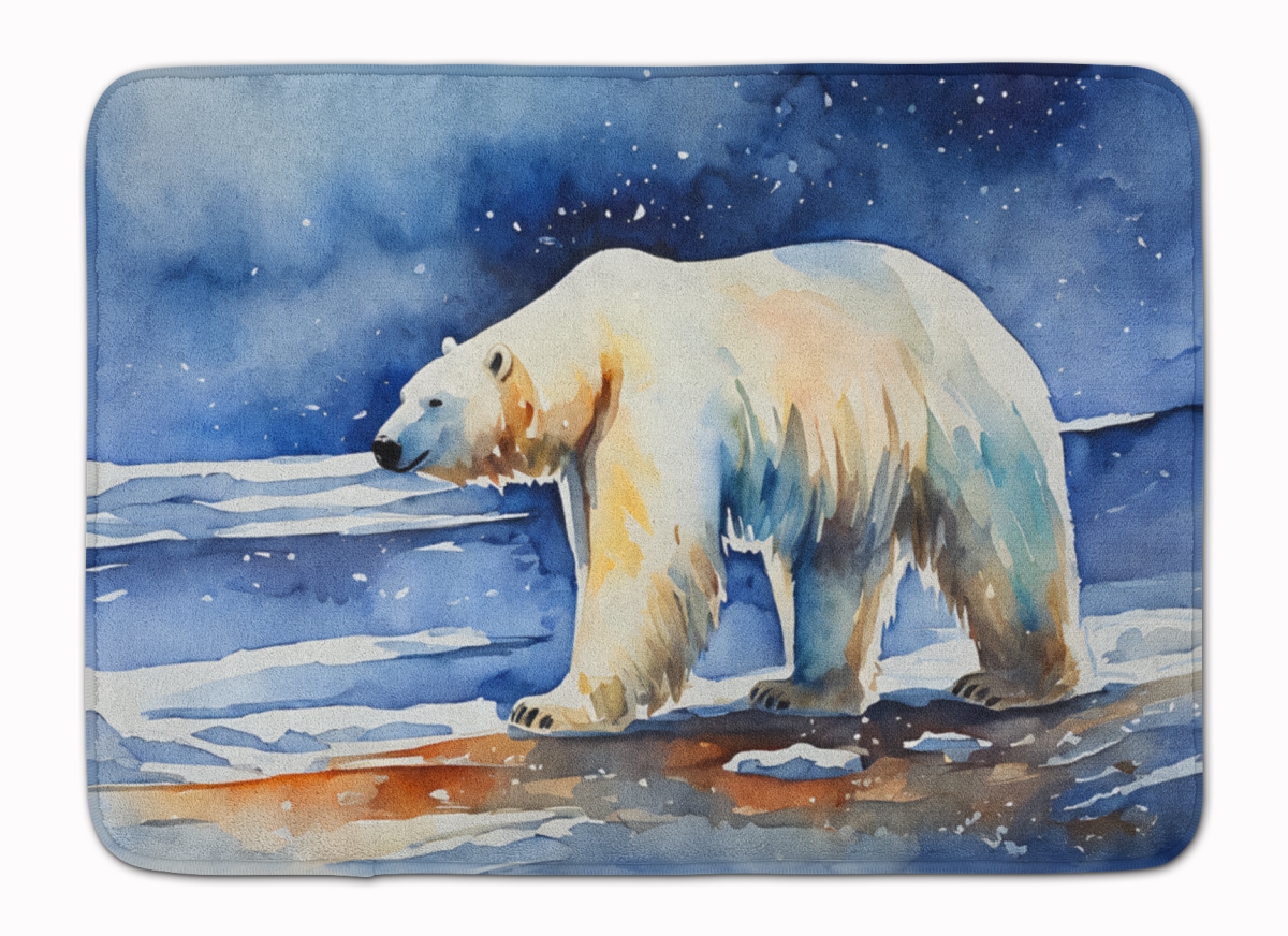 DAC2979RUG 19 x 27 in. Polar Bear Memory Foam Kitchen Mat