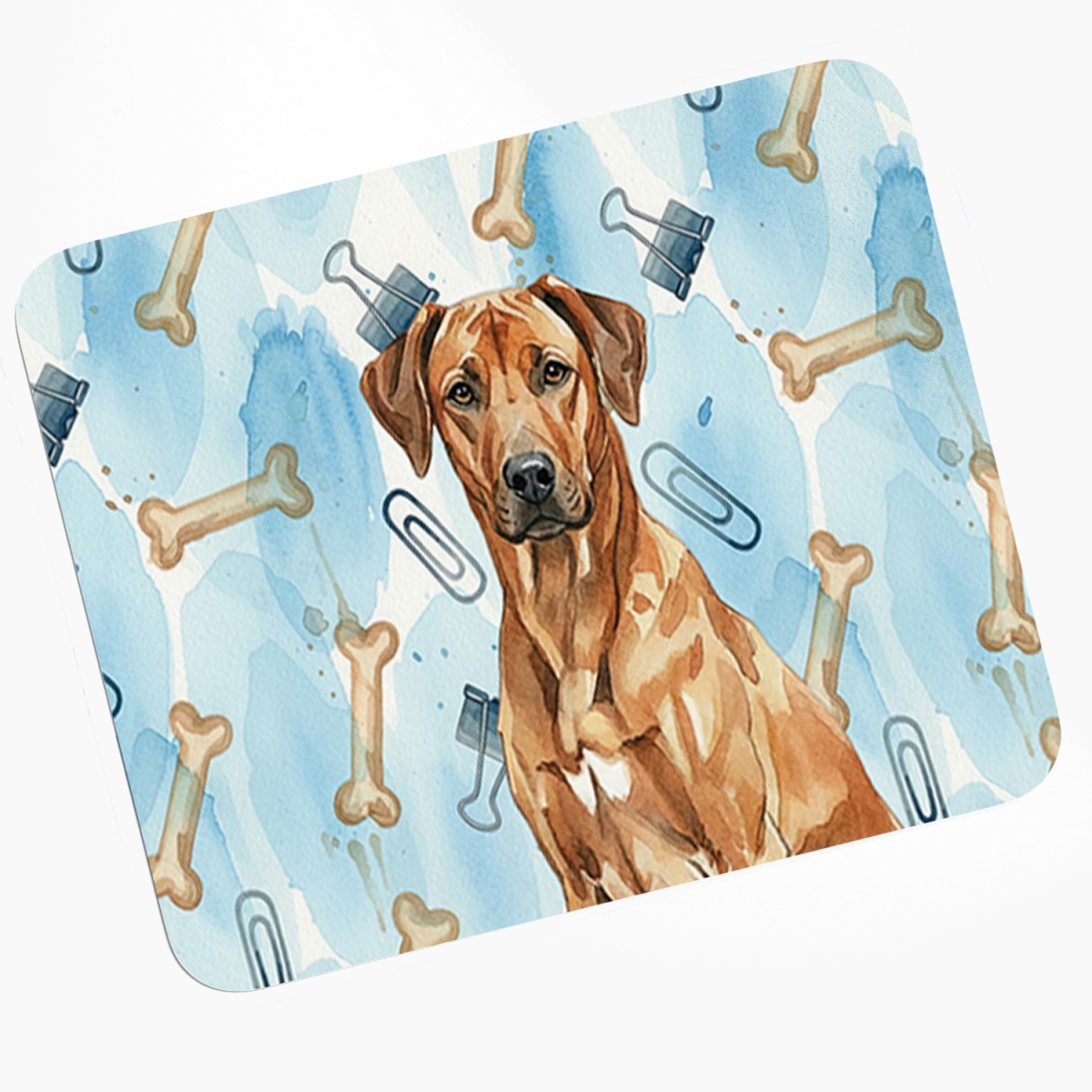 DAC9447MP 8 x 9.5 in. Rhodesian Ridgeback Coworker Mouse Pad, Heat Resistant Trivet Hot Pad