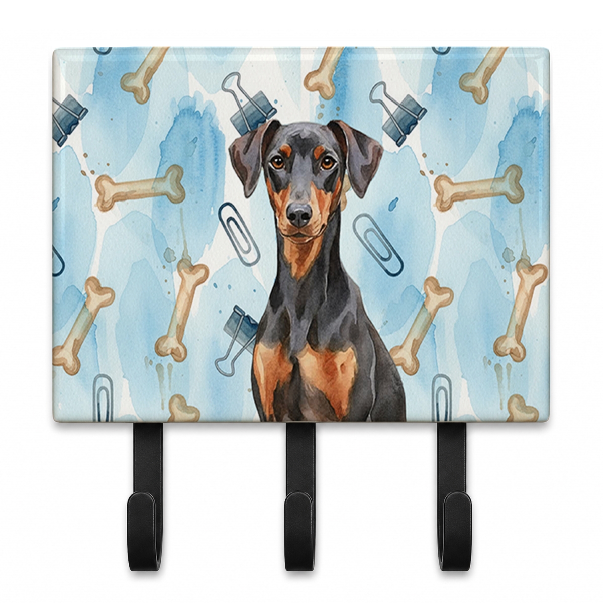 DAC9302TH68 9 x 6 in. German Pinscher Coworker Leash or Key Holder