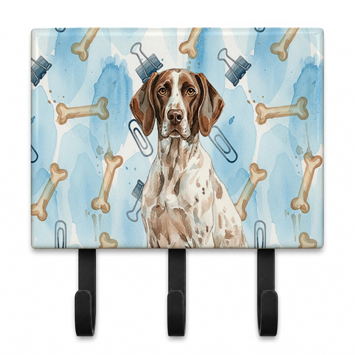 DAC9308TH68 9 x 6 in. German Shorthaired Pointer Coworker Leash or Key Holder