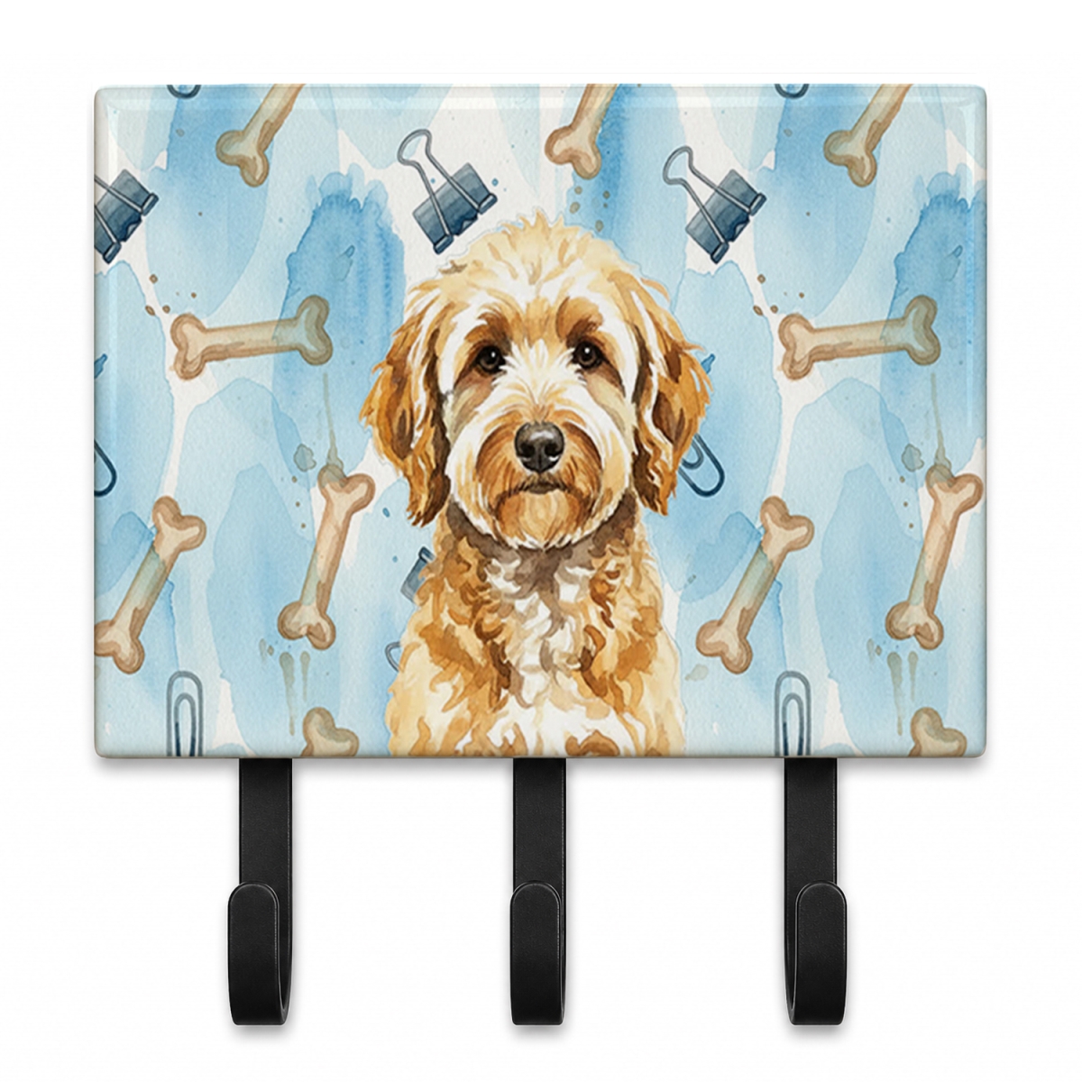 DAC9312TH68 9 x 6 in. Goldendoodle Coworker Leash or Key Holder