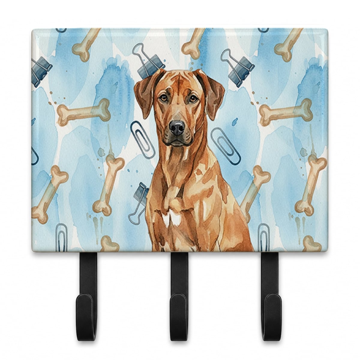 DAC9447TH68 9 x 6 in. Rhodesian Ridgeback Coworker Leash or Key Holder