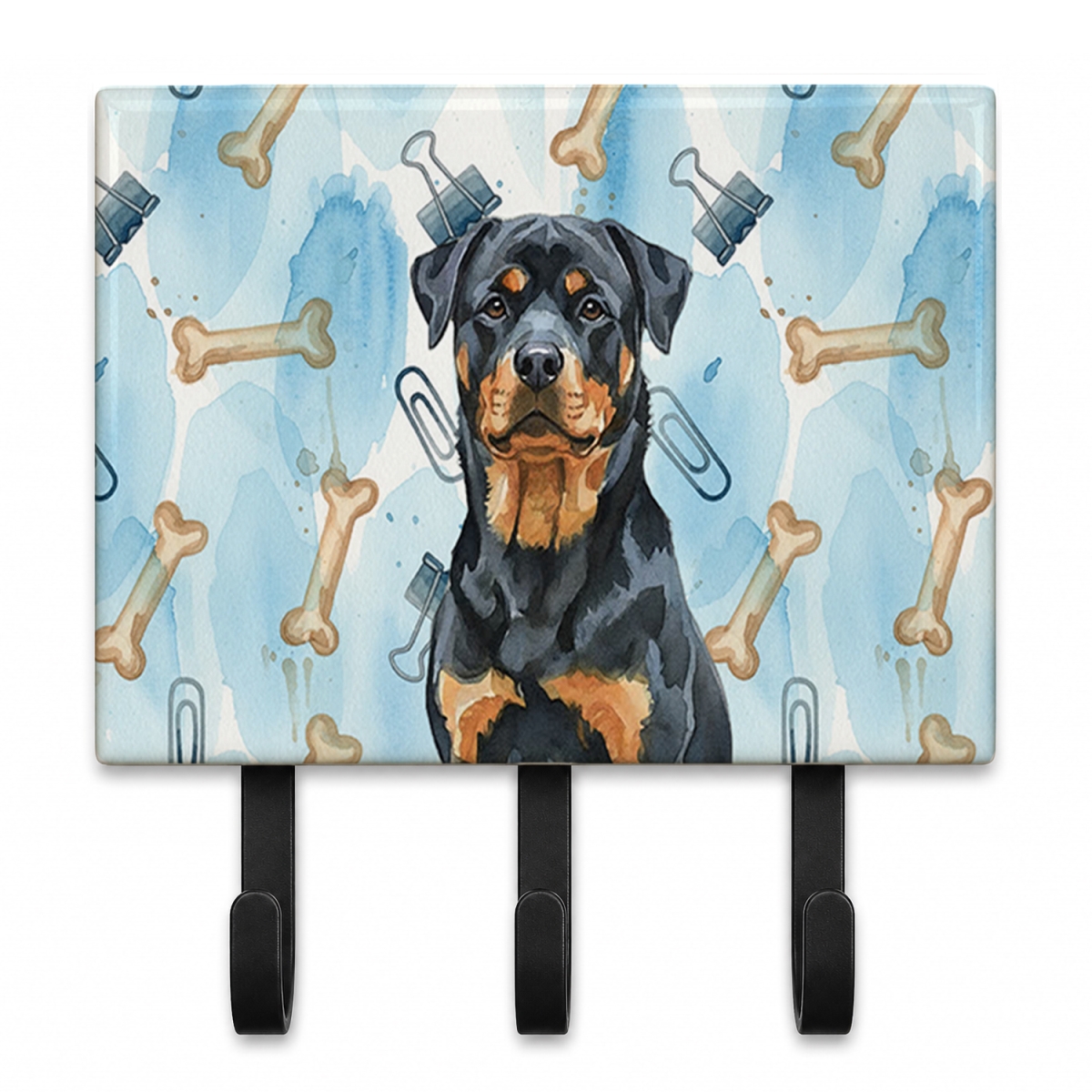 DAC9448TH68 9 x 6 in. Rottweiler Coworker Leash or Key Holder