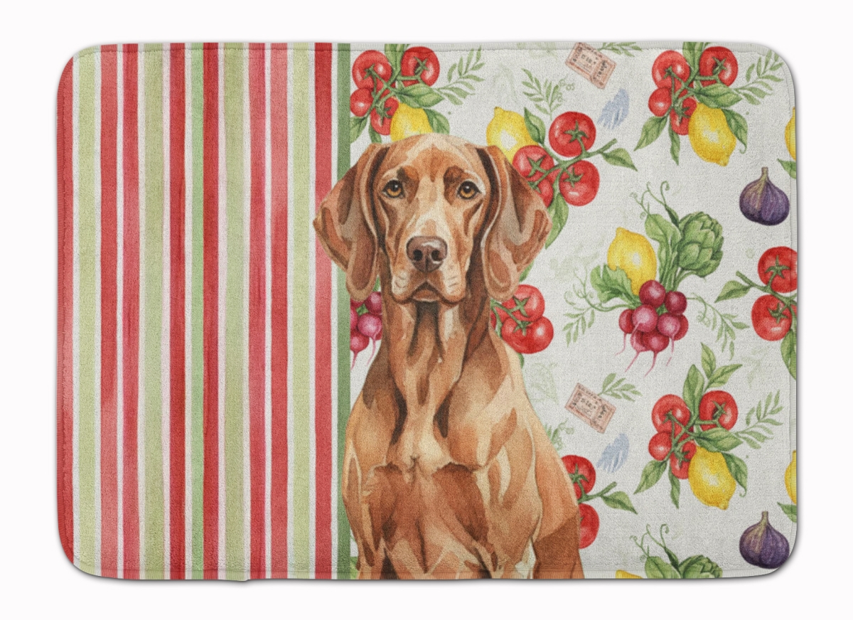 WDK8356RUG 19 x 27 in. Liver Pointer Vegetables Memory Foam Kitchen Mat