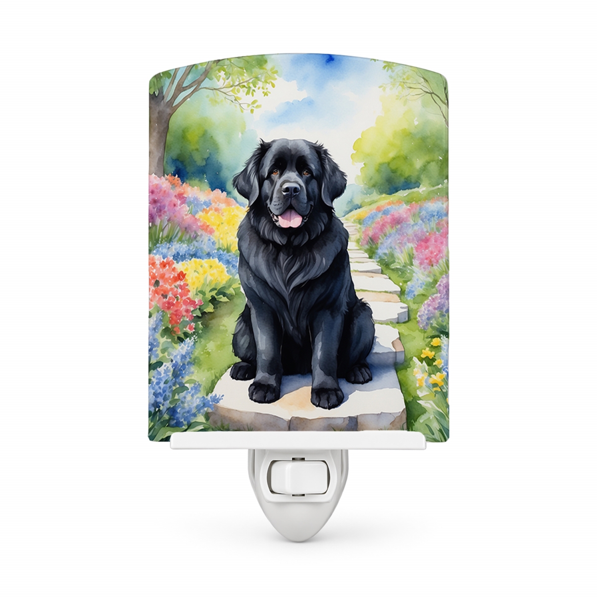 DAC6675CNL 6 x 4 in.  foundland Spring Path Ceramic Night Light