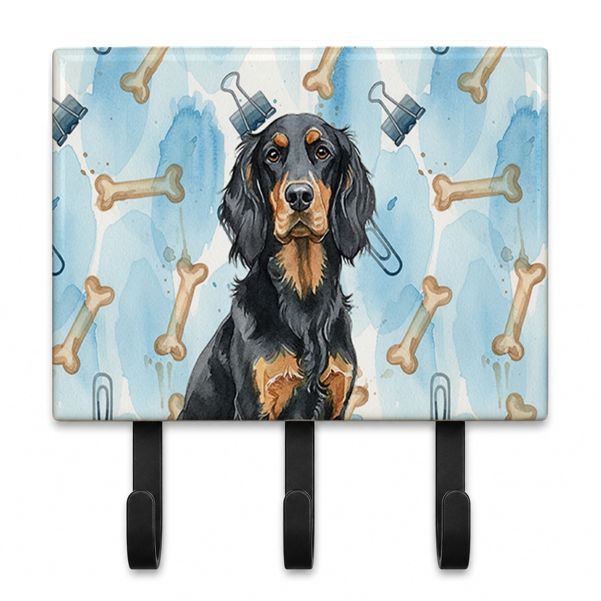 DAC9313TH68 9 x 6 in. Gordon Setter Coworker Leash or Key Holder