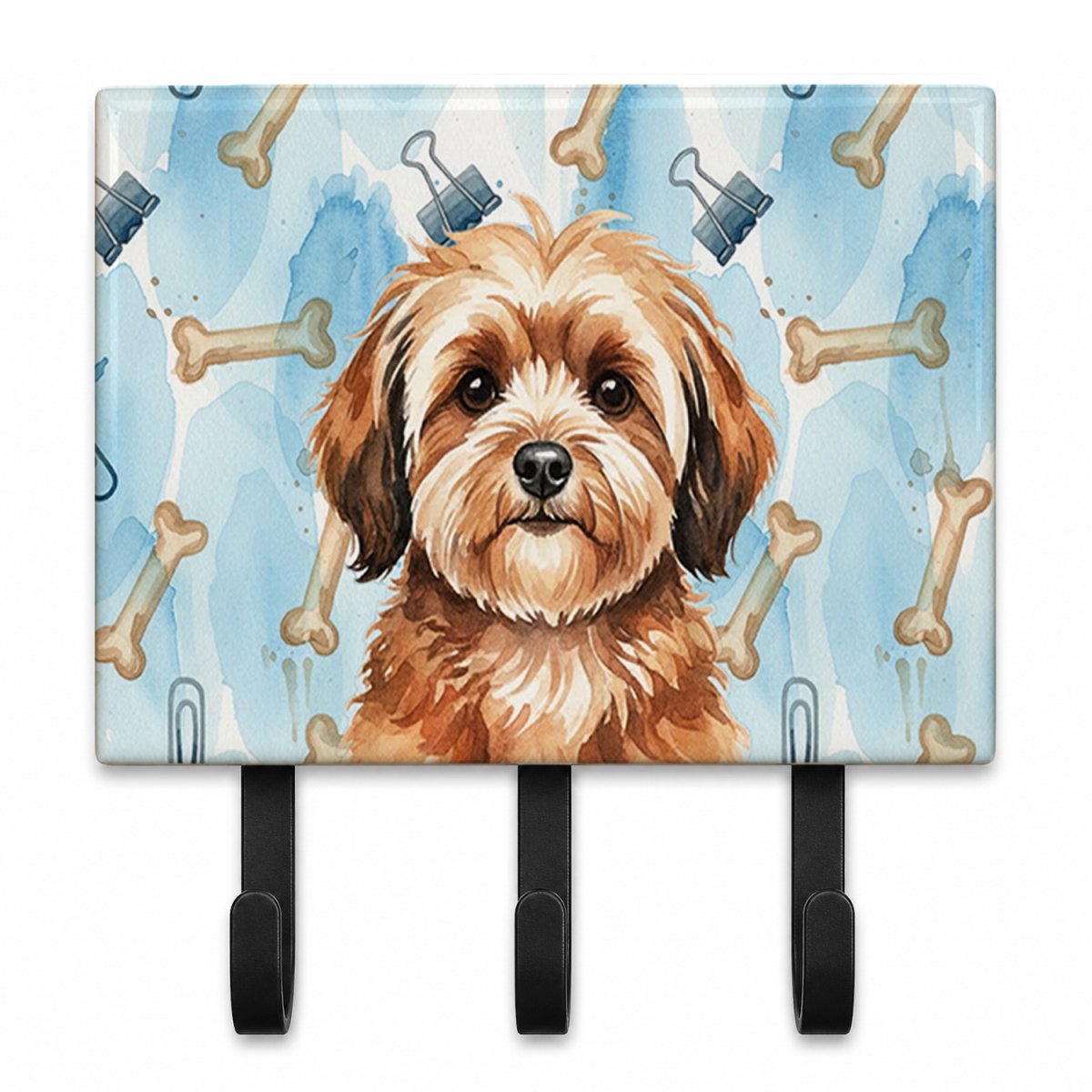 DAC9329TH68 9 x 6 in. Sable Havanese Coworker Leash or Key Holder