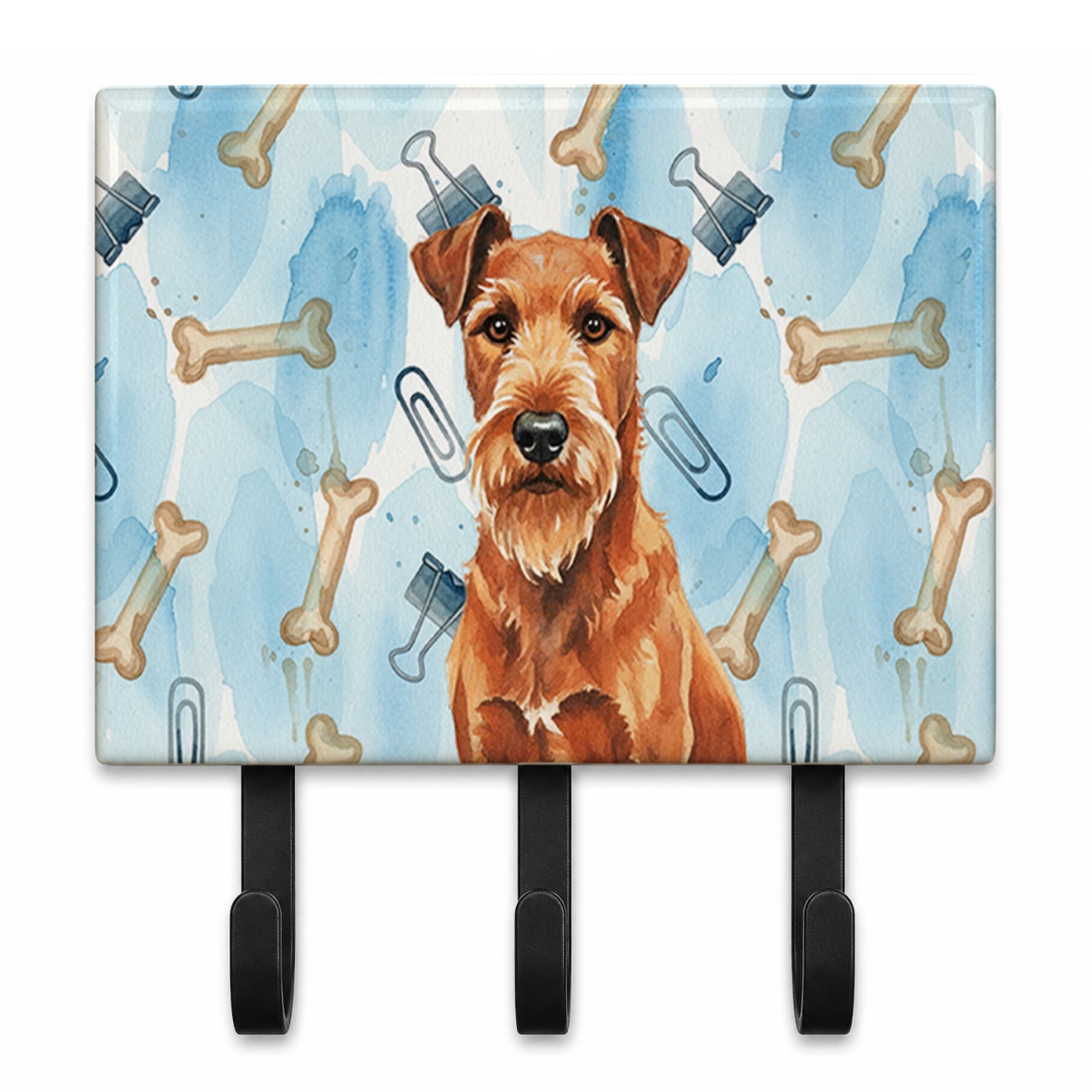 DAC9333TH68 9 x 6 in. Irish Terrier Coworker Leash or Key Holder