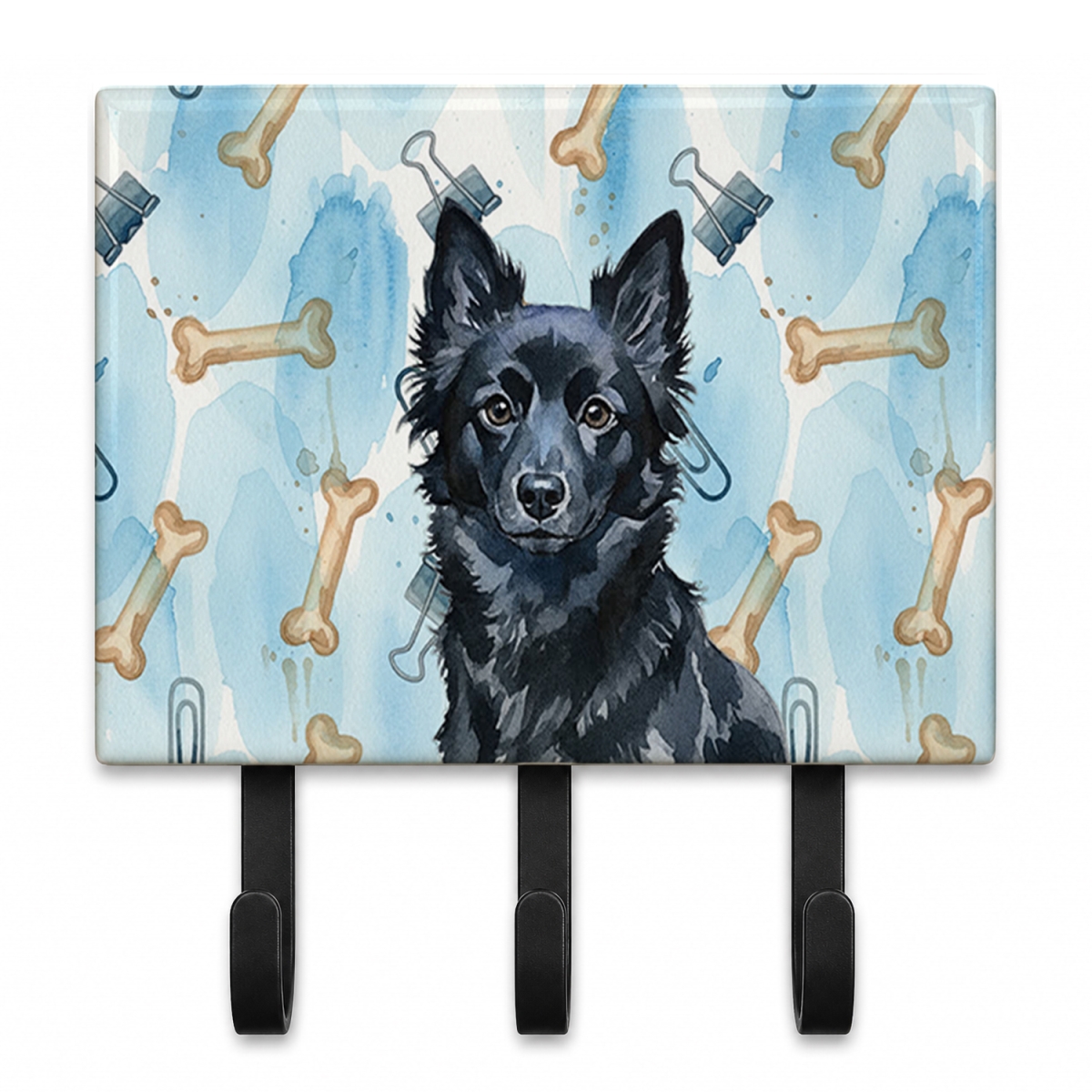 DAC9461TH68 9 x 6 in. Schipperke Coworker Leash or Key Holder