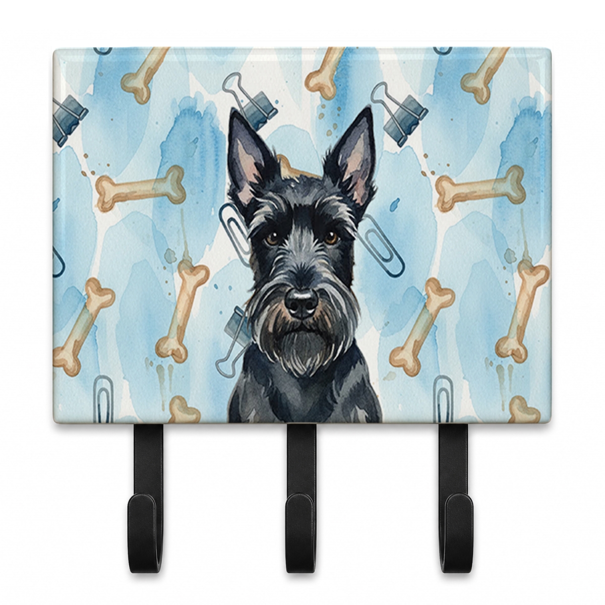 DAC9466TH68 9 x 6 in. Scottish Terrier Coworker Leash or Key Holder