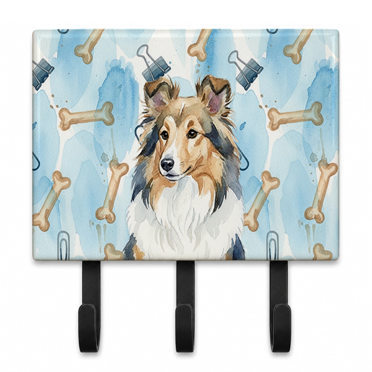 DAC9471TH68 9 x 6 in. Sheltie Coworker Leash or Key Holder