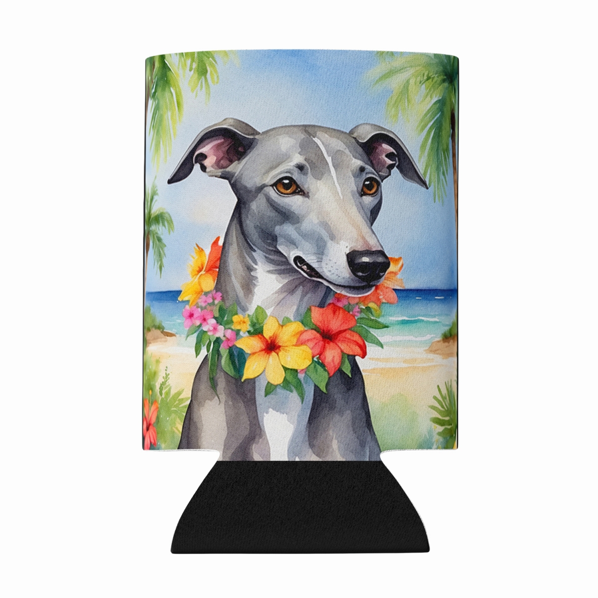 DAC6450CC 5 x 3 in. Greyhound Luau Can or Bottle Hugger