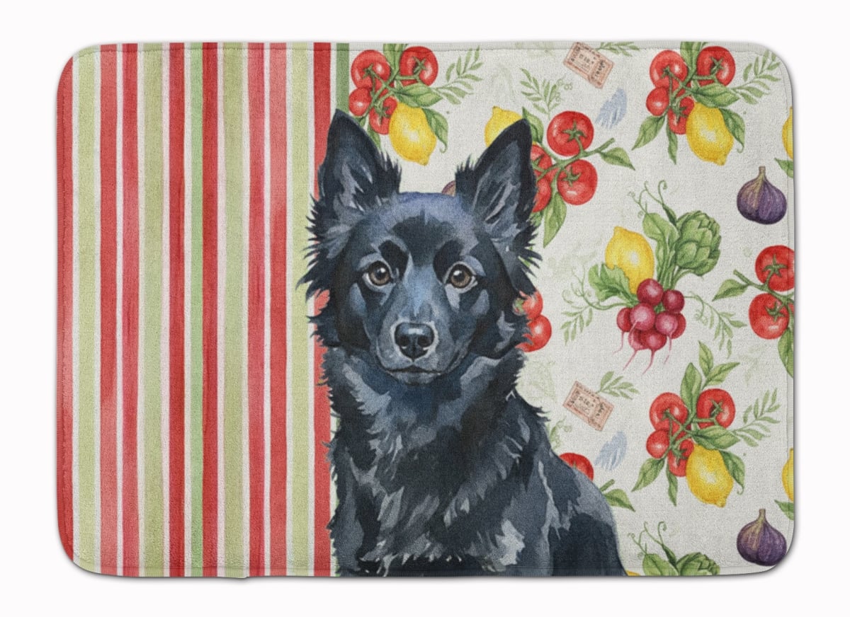 WDK8400RUG 19 x 27 in. Schipperke Vegetables Memory Foam Kitchen Mat