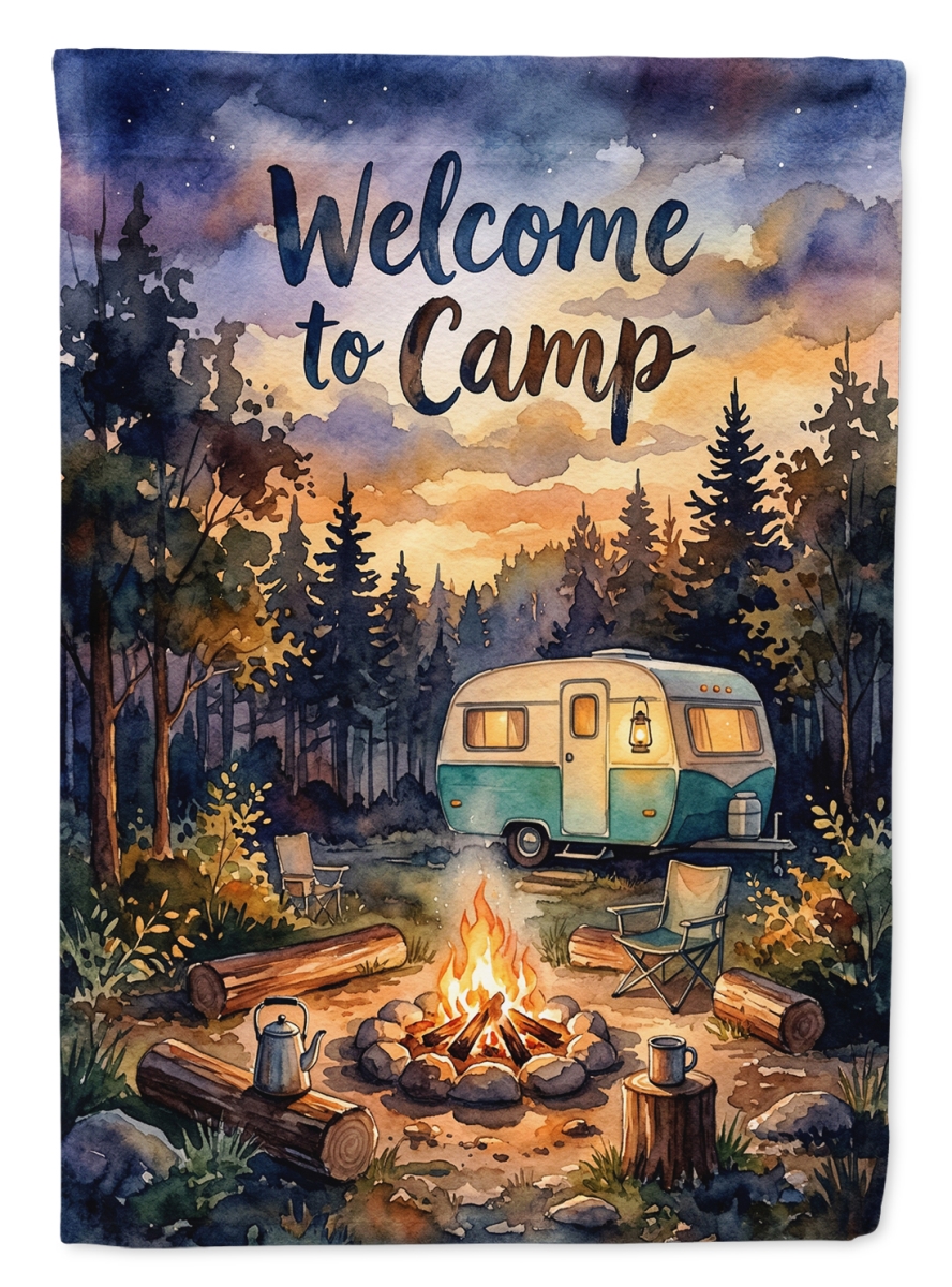 FNT1462CHF 40 x 28 in. Welcome to Camp House Flag