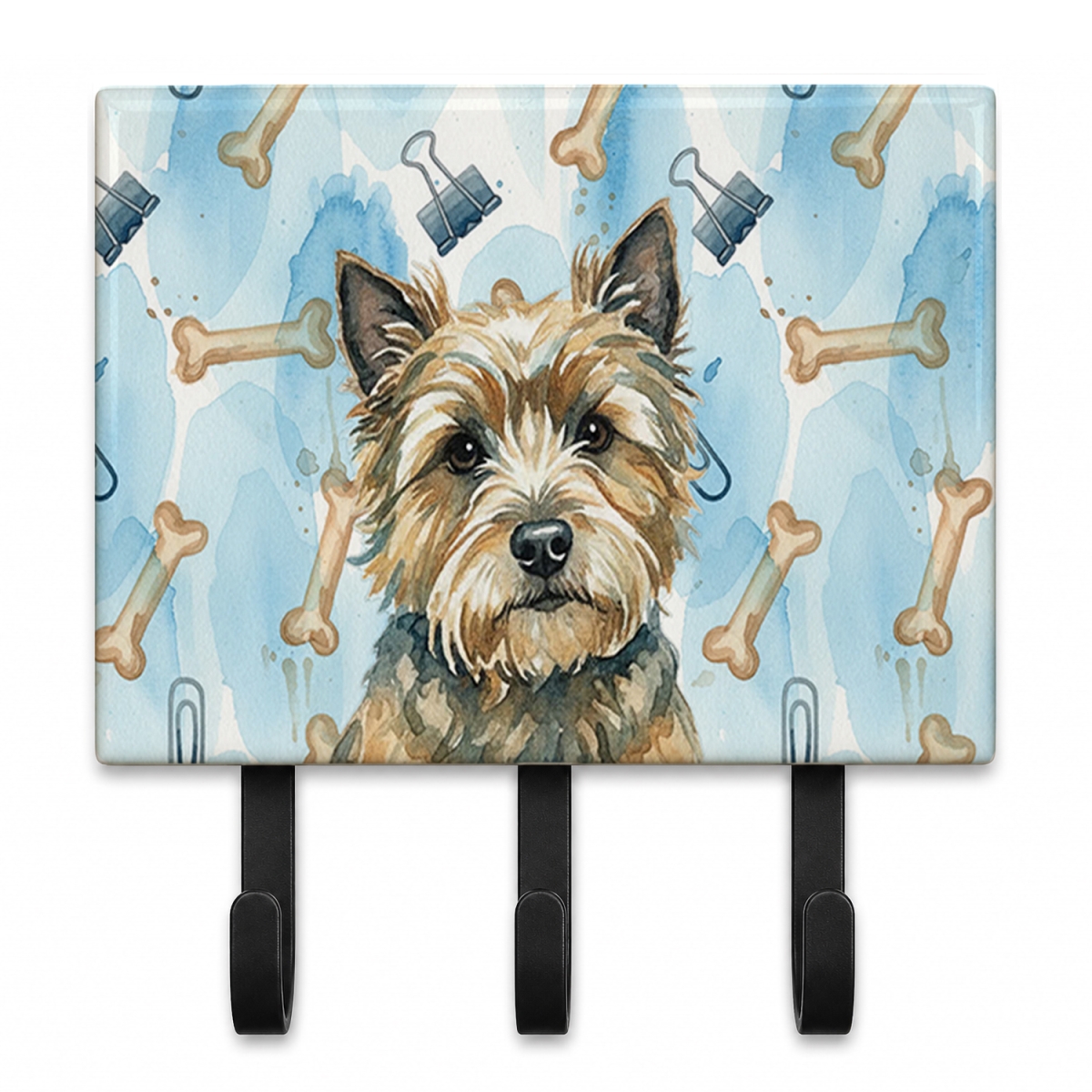 DAC9215TH68 9 x 6 in. Cairn Terrier Coworker Leash or Key Holder