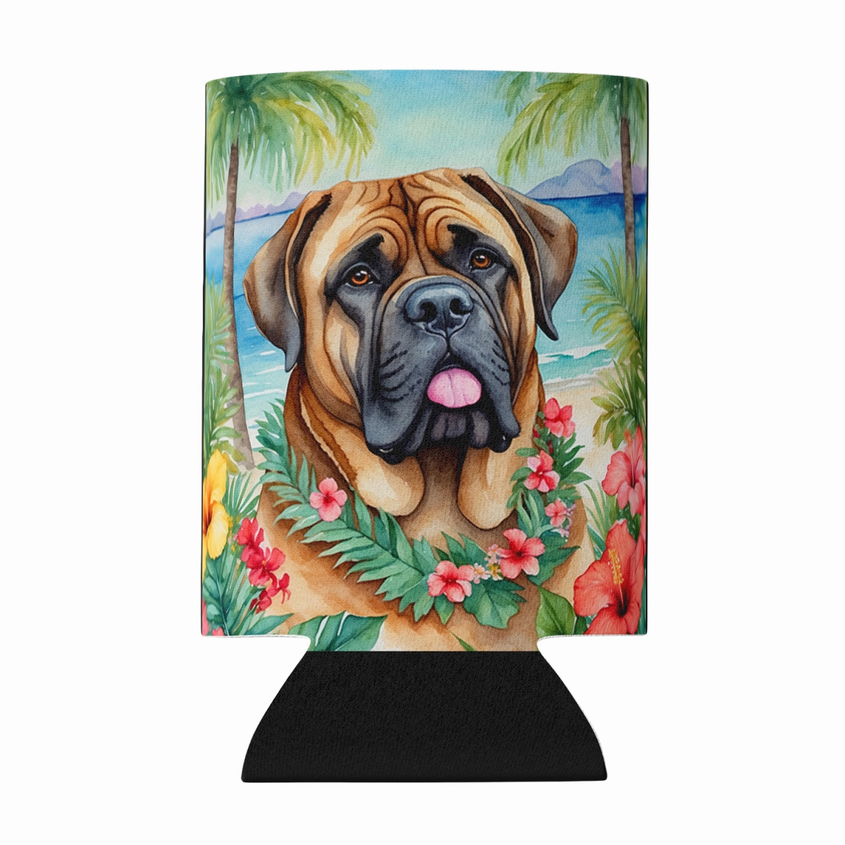DAC6475CC 5 x 3 in. Mastiff Luau Can or Bottle Hugger