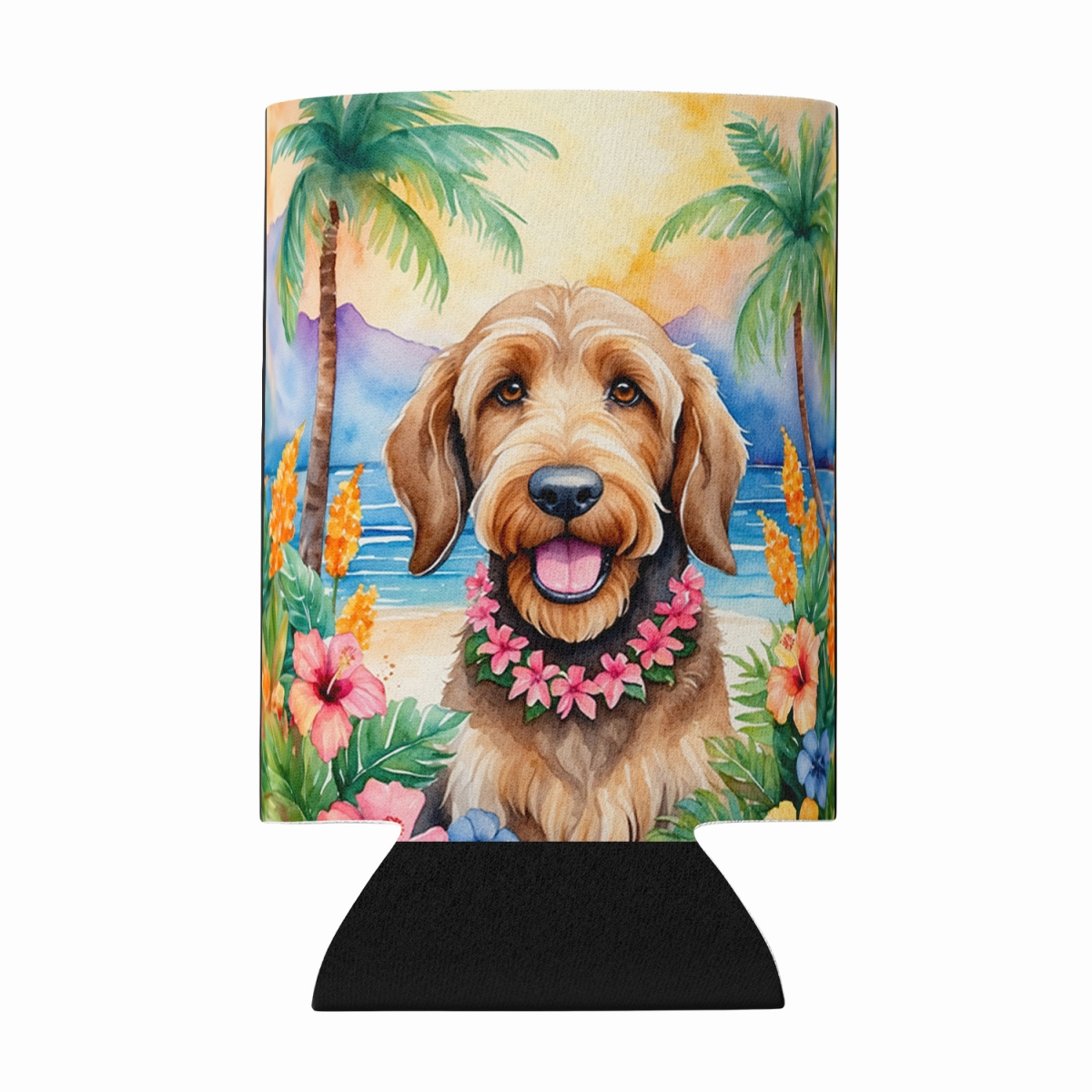 DAC6485CC 5 x 3 in. Otterhound Luau Can or Bottle Hugger