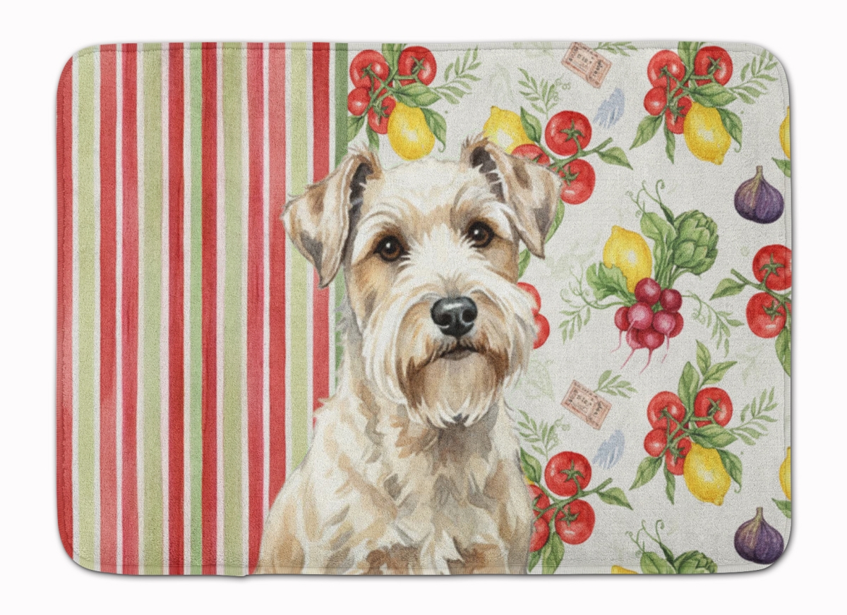 WDK8406RUG 19 x 27 in. Sealyham Terrier Vegetables Memory Foam Kitchen Mat
