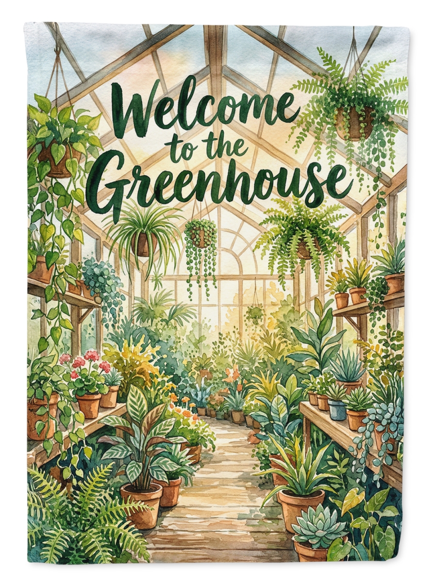 FNT1486CHF 40 x 28 in. Greenhouse Welcome House Flag