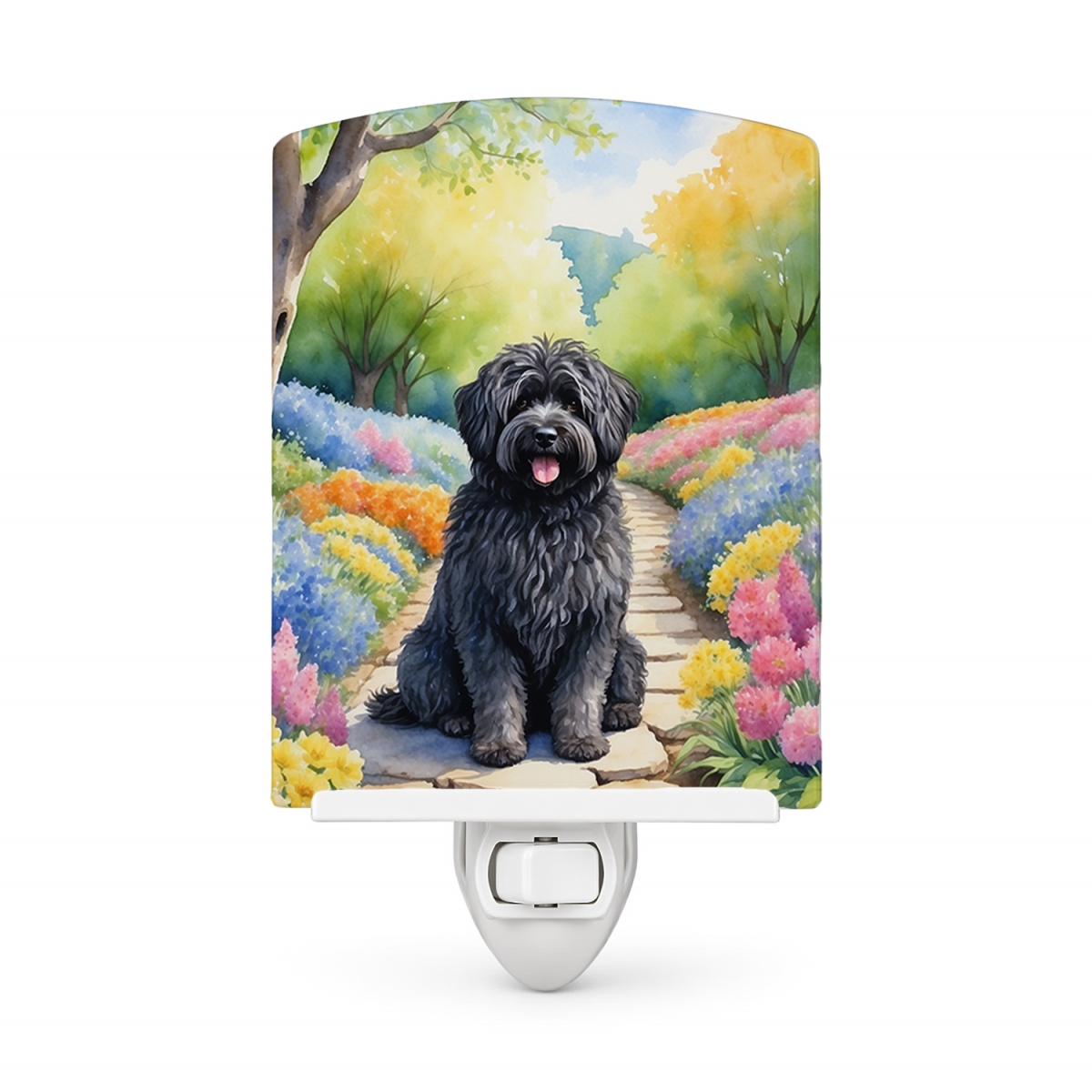 DAC6701CNL 6 x 4 in. Puli Spring Path Ceramic Night Light