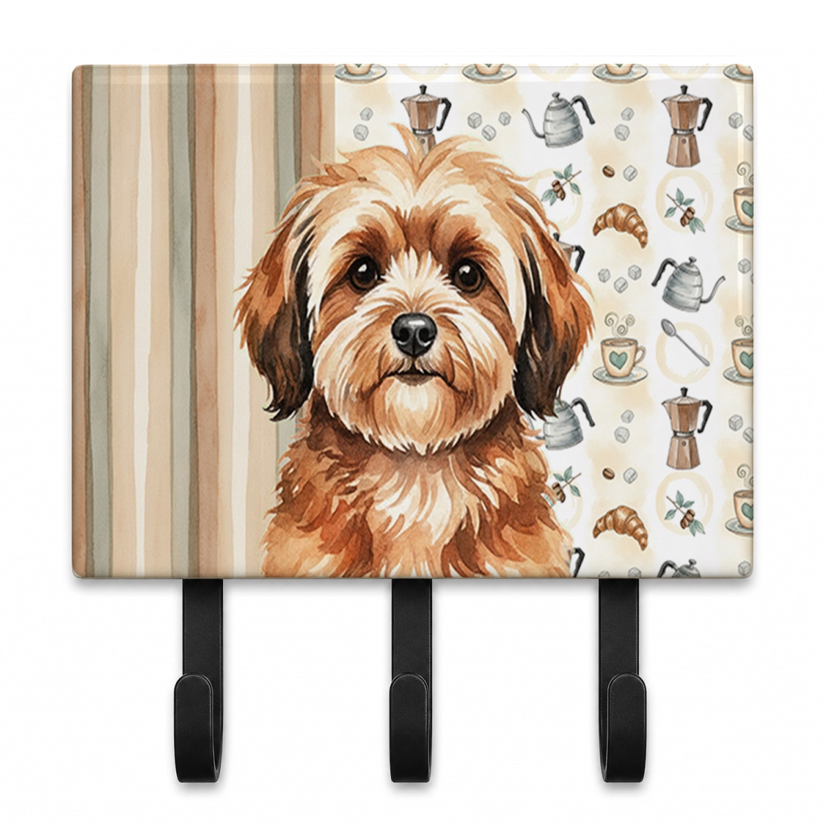 WDK7469TH68 9 x 6 in. Sable Havanese Coffee Bar Leash or Key Holder