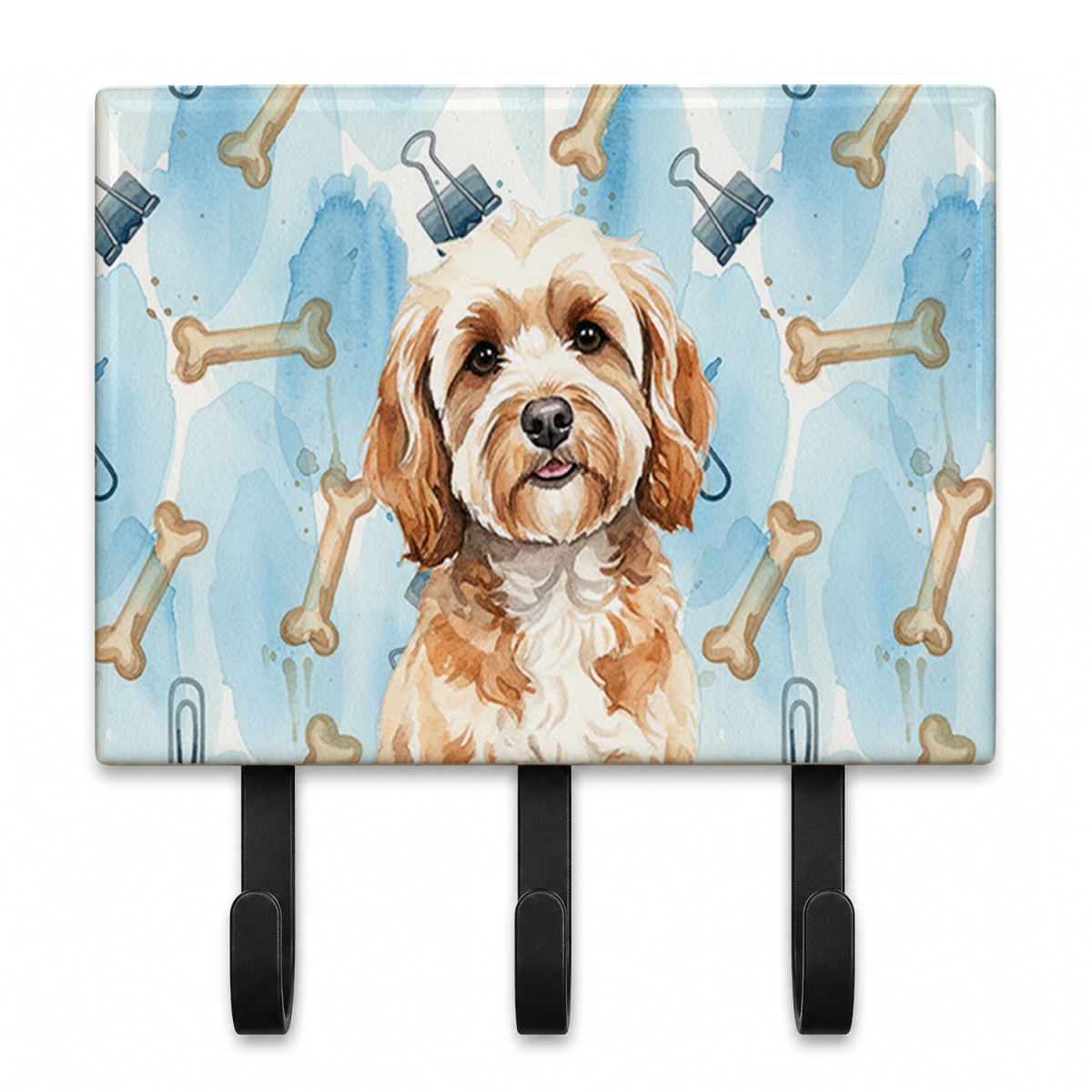 DAC9226TH68 9 x 6 in. Cavapoo Coworker Leash or Key Holder