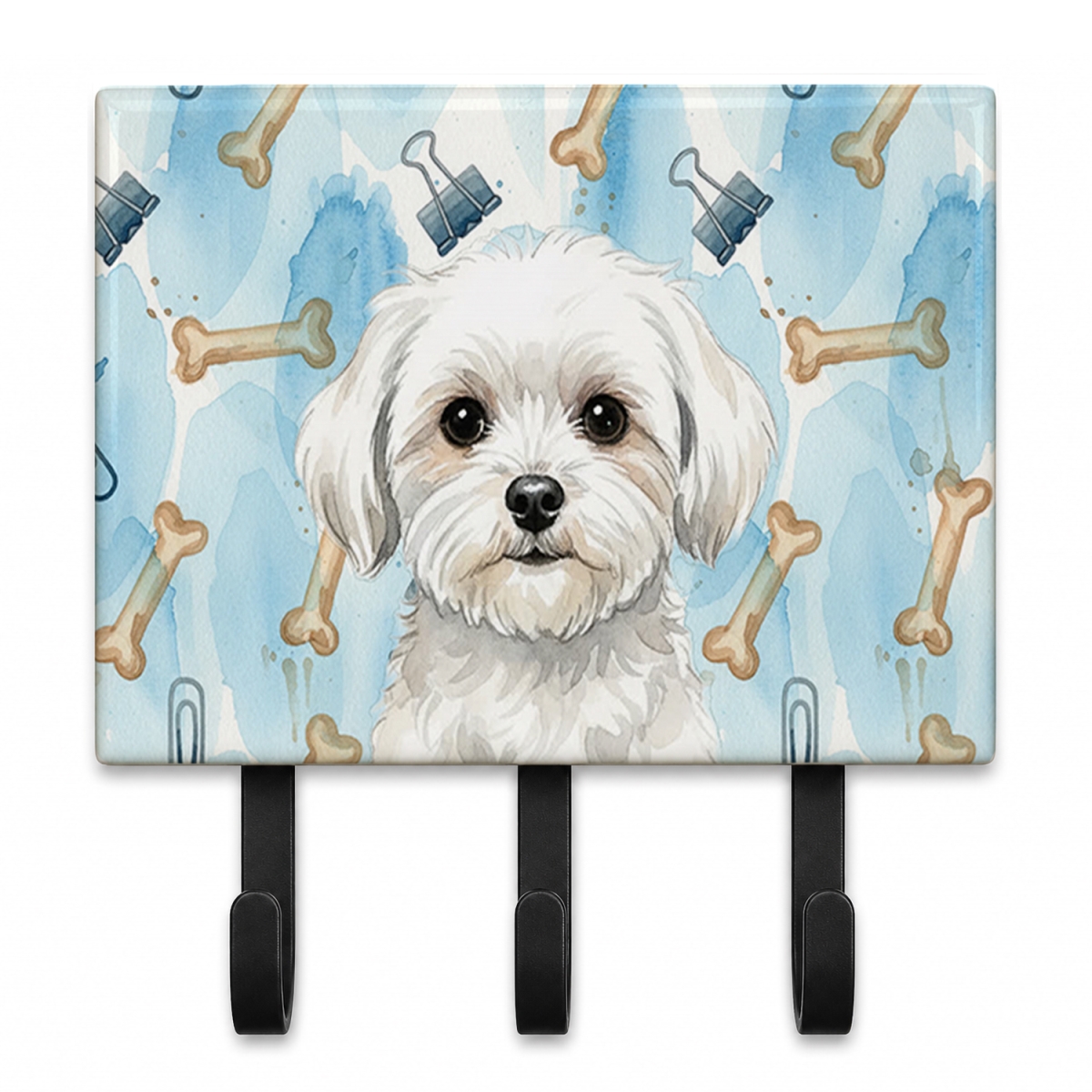 DAC9366TH68 9 x 6 in. Maltese Coworker Leash or Key Holder