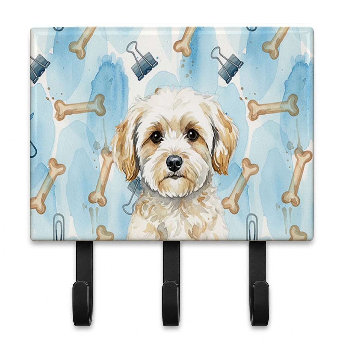 DAC9367TH68 9 x 6 in. Maltipoo Coworker Leash or Key Holder