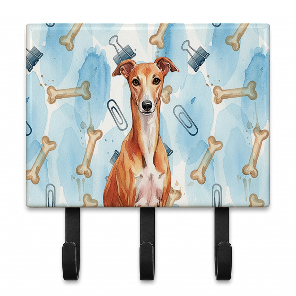 DAC9517TH68 9 x 6 in. Red Whippet Coworker Leash or Key Holder