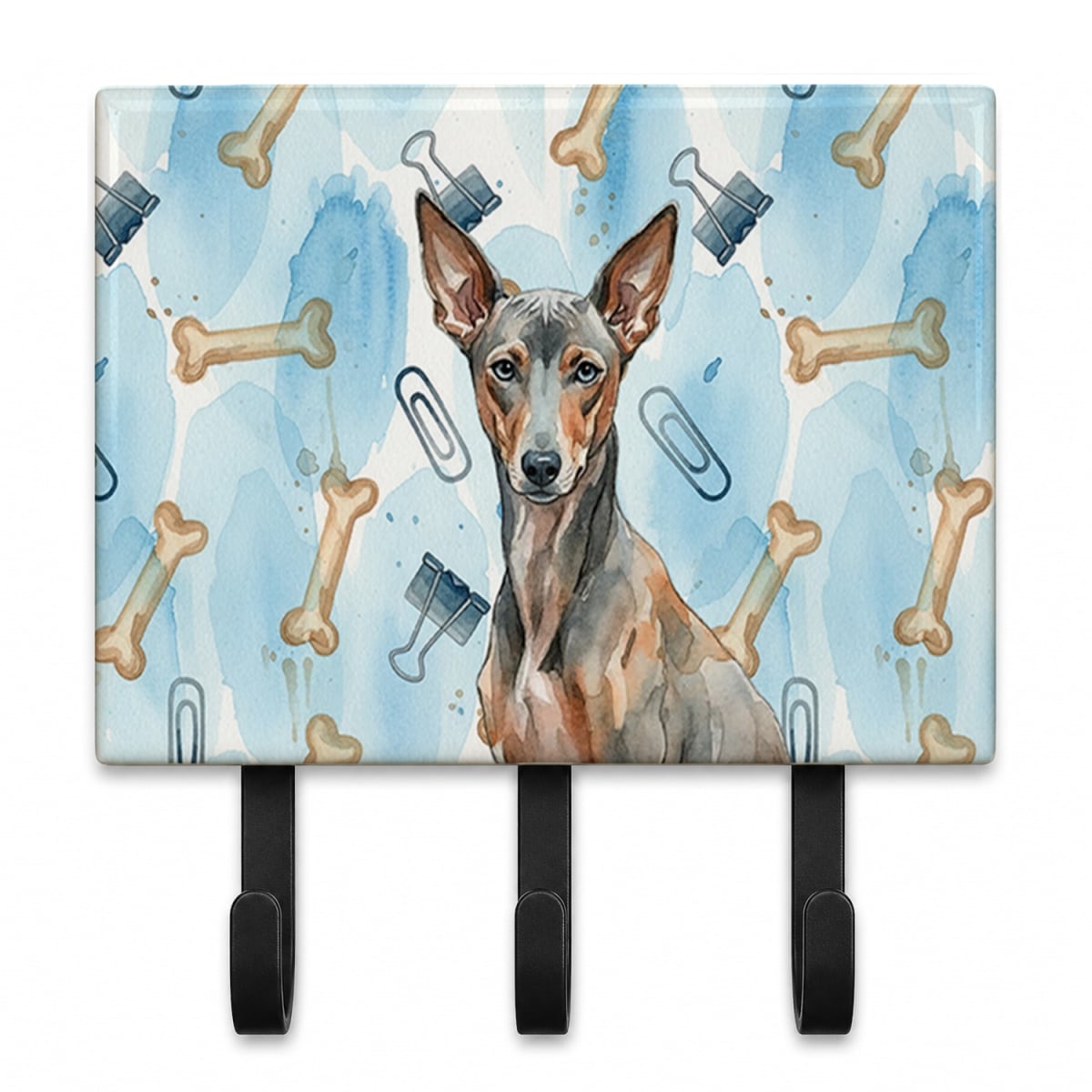 DAC9523TH68 9 x 6 in. Xoloitzcuintli Coworker Leash or Key Holder