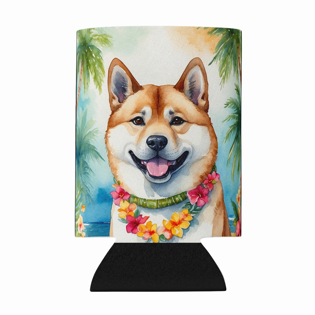 DAC6348CC 5 x 3 in. Akita Luau Can or Bottle Hugger