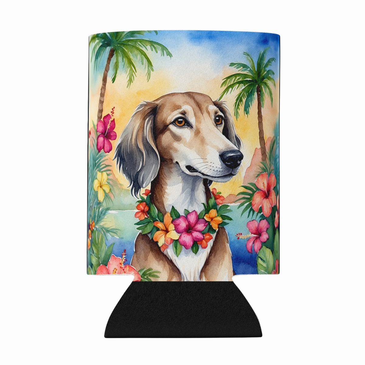 DAC6511CC 5 x 3 in. Saluki Luau Can or Bottle Hugger