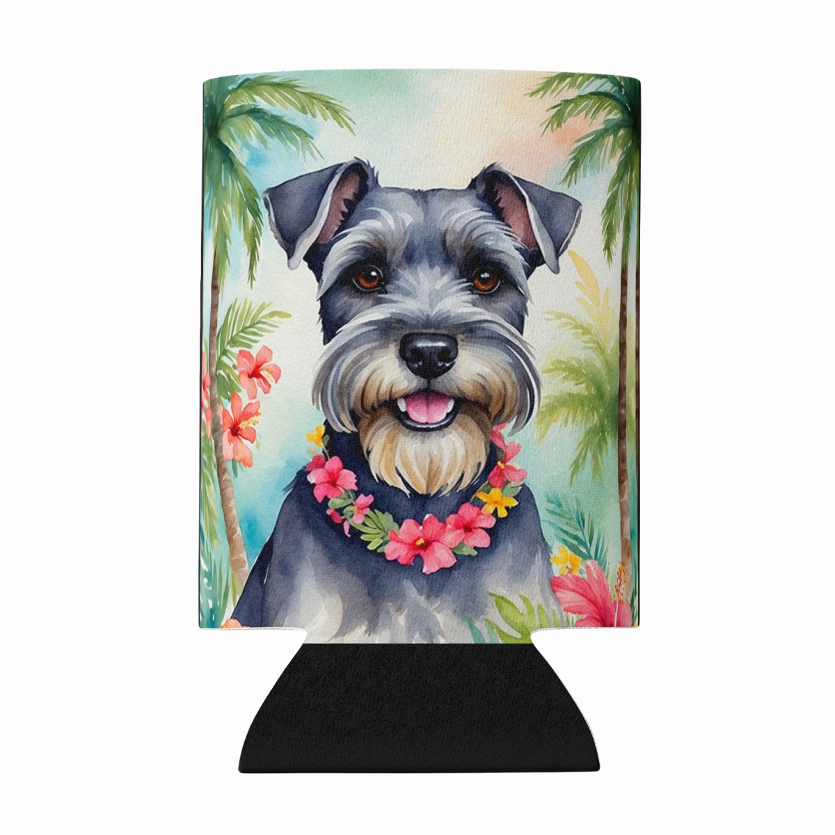 DAC6514CC 5 x 3 in. Schnauzer Luau Can or Bottle Hugger