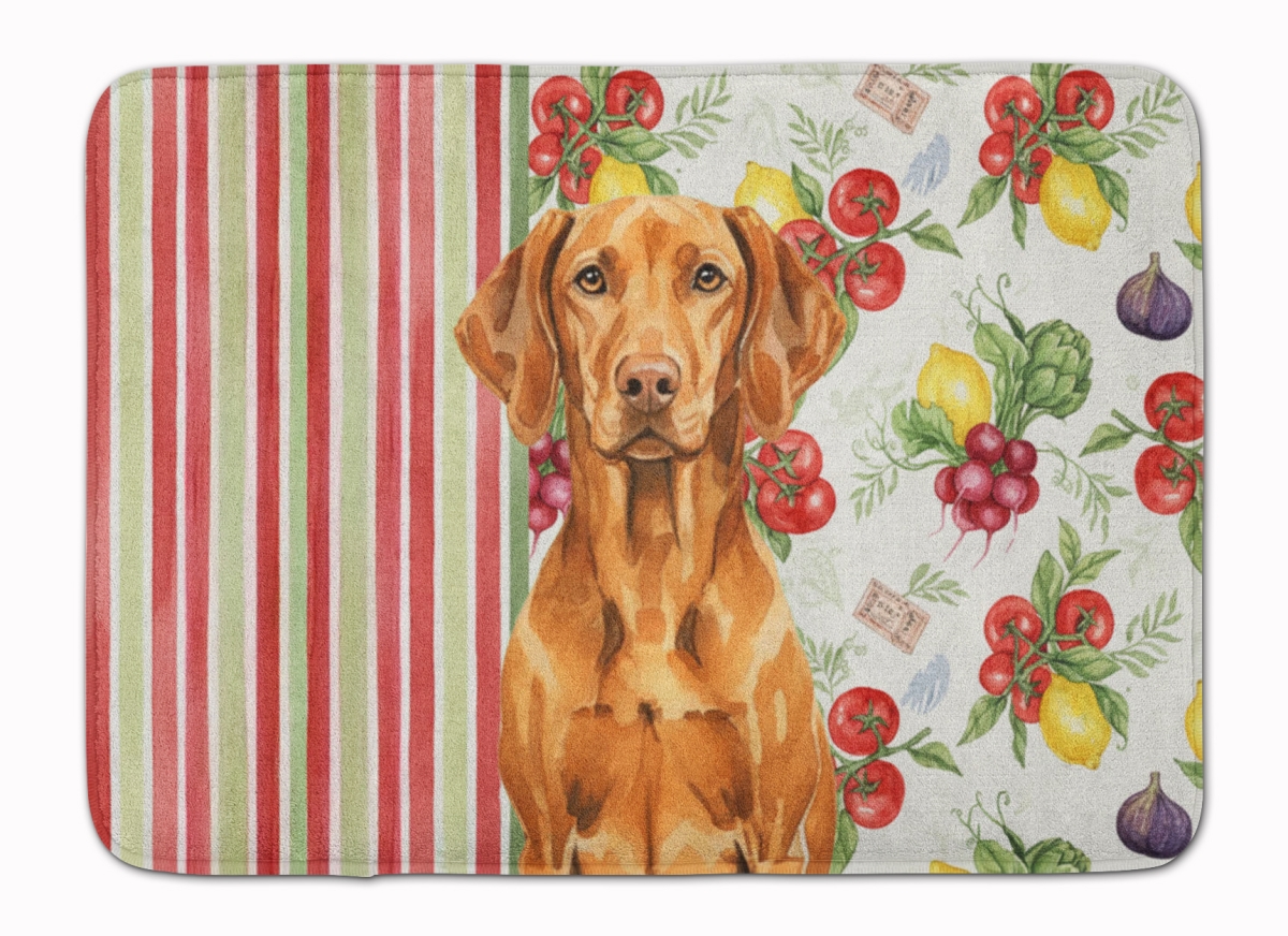 WDK8446RUG 19 x 27 in. Vizsla Vegetables Memory Foam Kitchen Mat