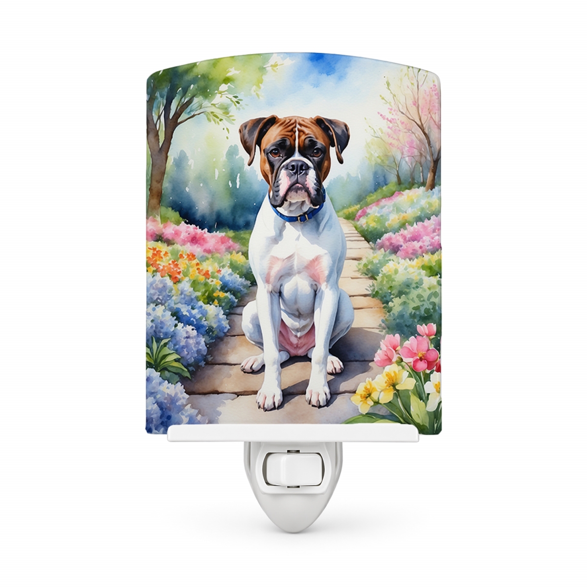 DAC6581CNL 6 x 4 in. Boxer Spring Path Ceramic Night Light