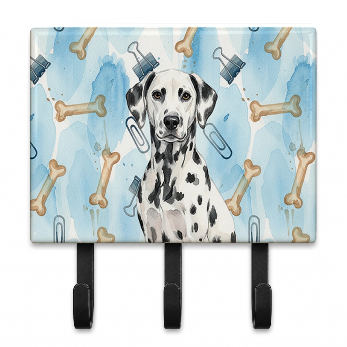 DAC9264TH68 9 x 6 in. Dalmatian Coworker Leash or Key Holder