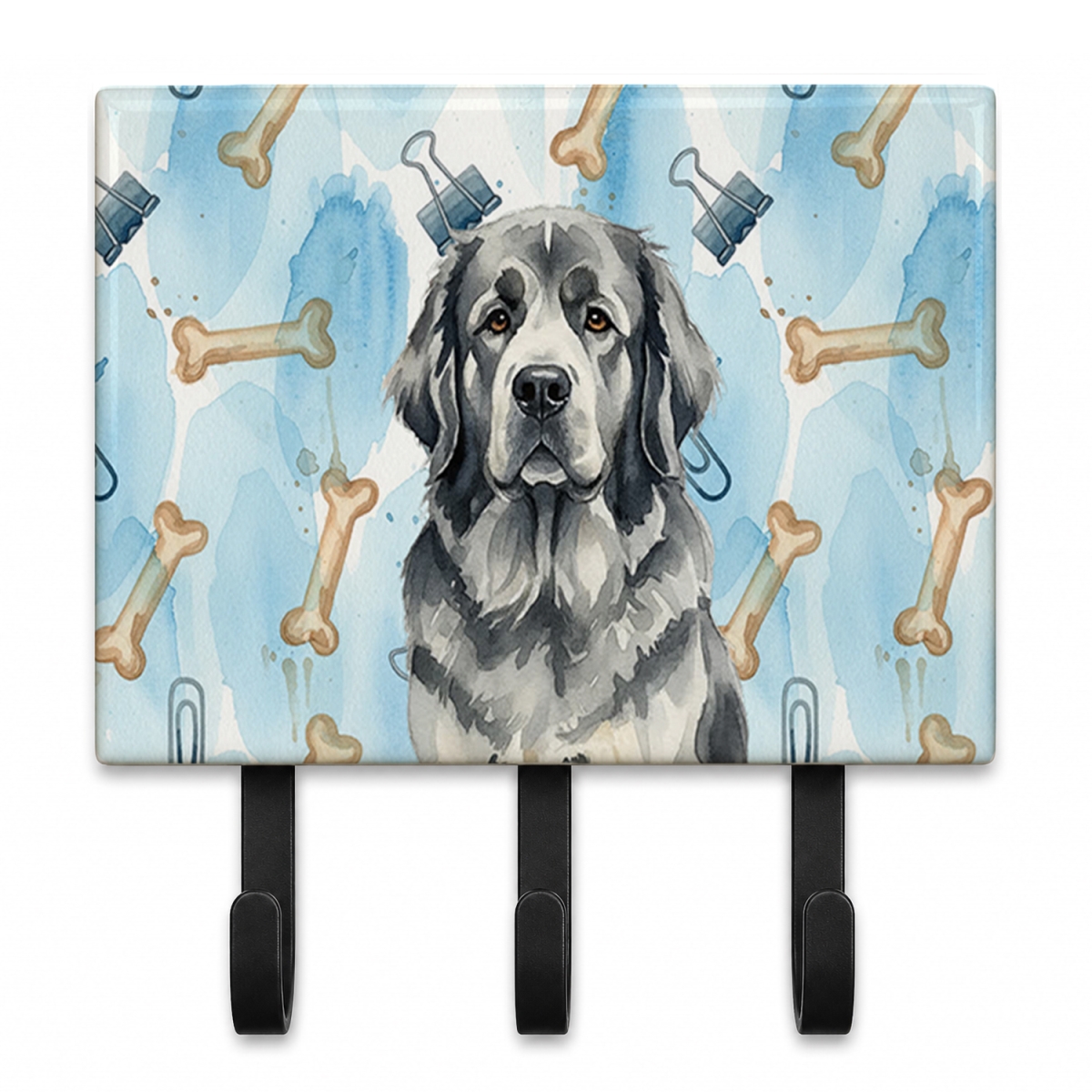 DAC9387TH68 9 x 6 in. Gray  foundland Coworker Leash or Key Holder