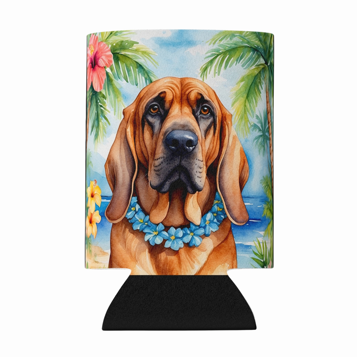 DAC6375CC 5 x 3 in. Bloodhound Luau Can or Bottle Hugger