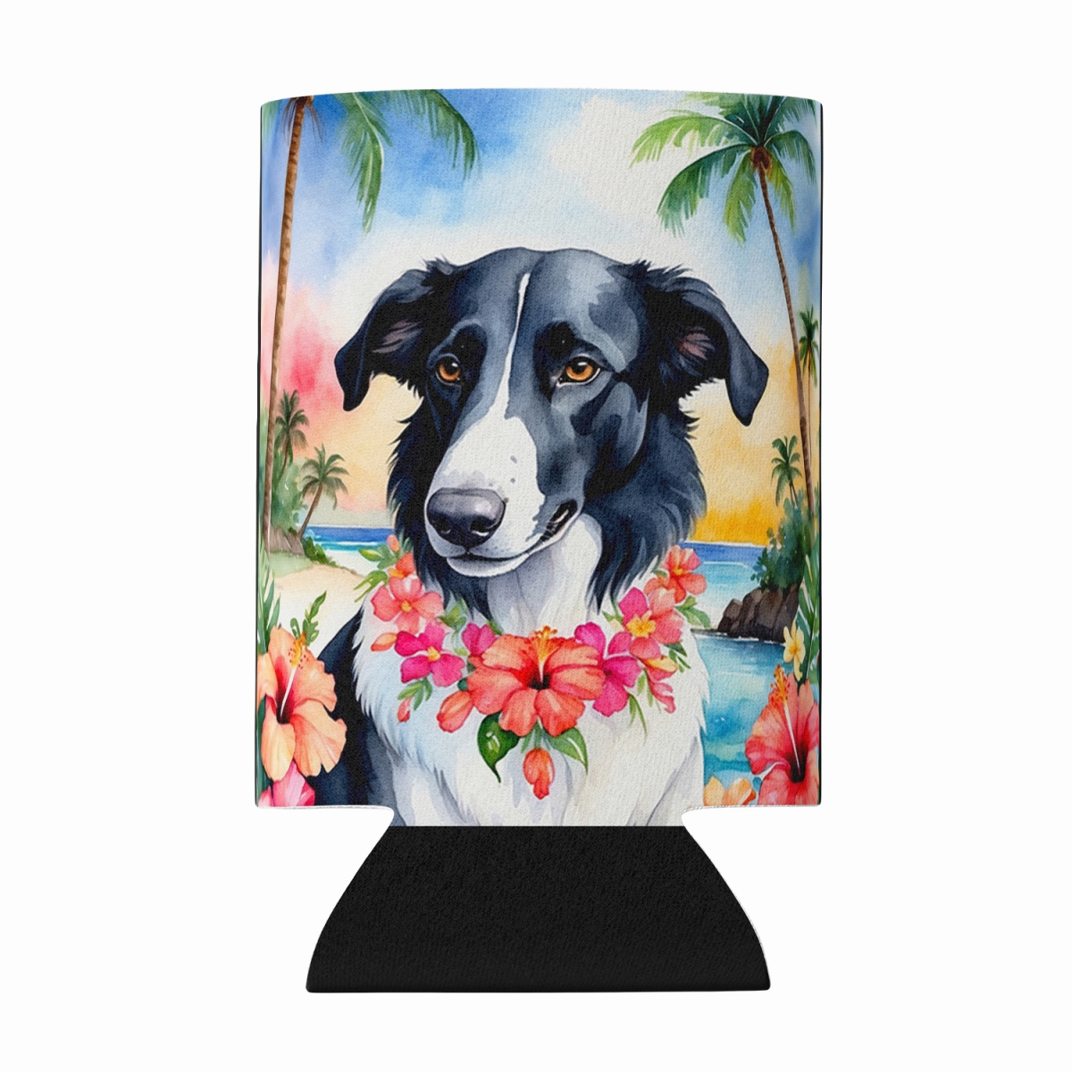 DAC6379CC 5 x 3 in. Borzoi Luau Can or Bottle Hugger