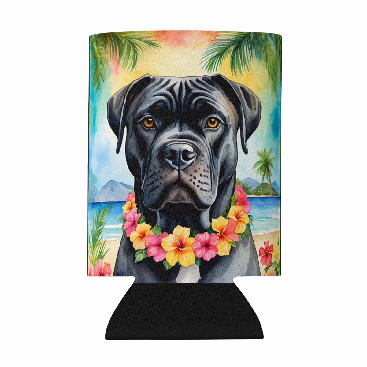 DAC6398CC 5 x 3 in. Cane Corso Luau Can or Bottle Hugger