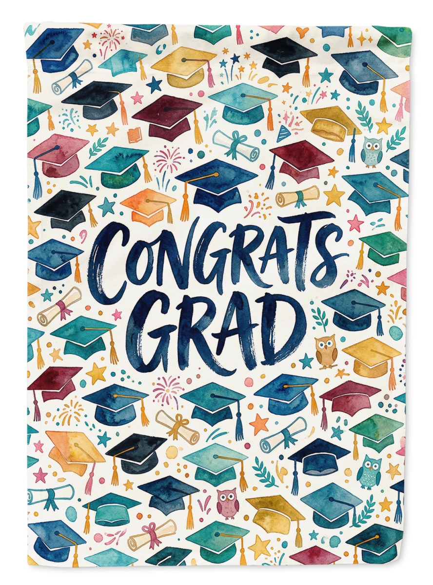 FNT1605CHF 40 x 28 in. Congrats Grad Pattern Design House Flag
