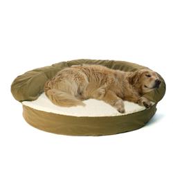 Picture of Carolina Pet 011190 Ortho Sleeper Bolster Bed - Sage&#44; Small