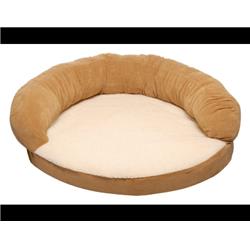 Picture of Carolina Pet 011490 Ortho Sleeper Bolster Bed - Saddle&#44; Small