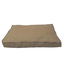 Picture of Carolina Pet 013930 Solid Faux Gusset Jamison Pet Bed - Tan with Green Cord, Small