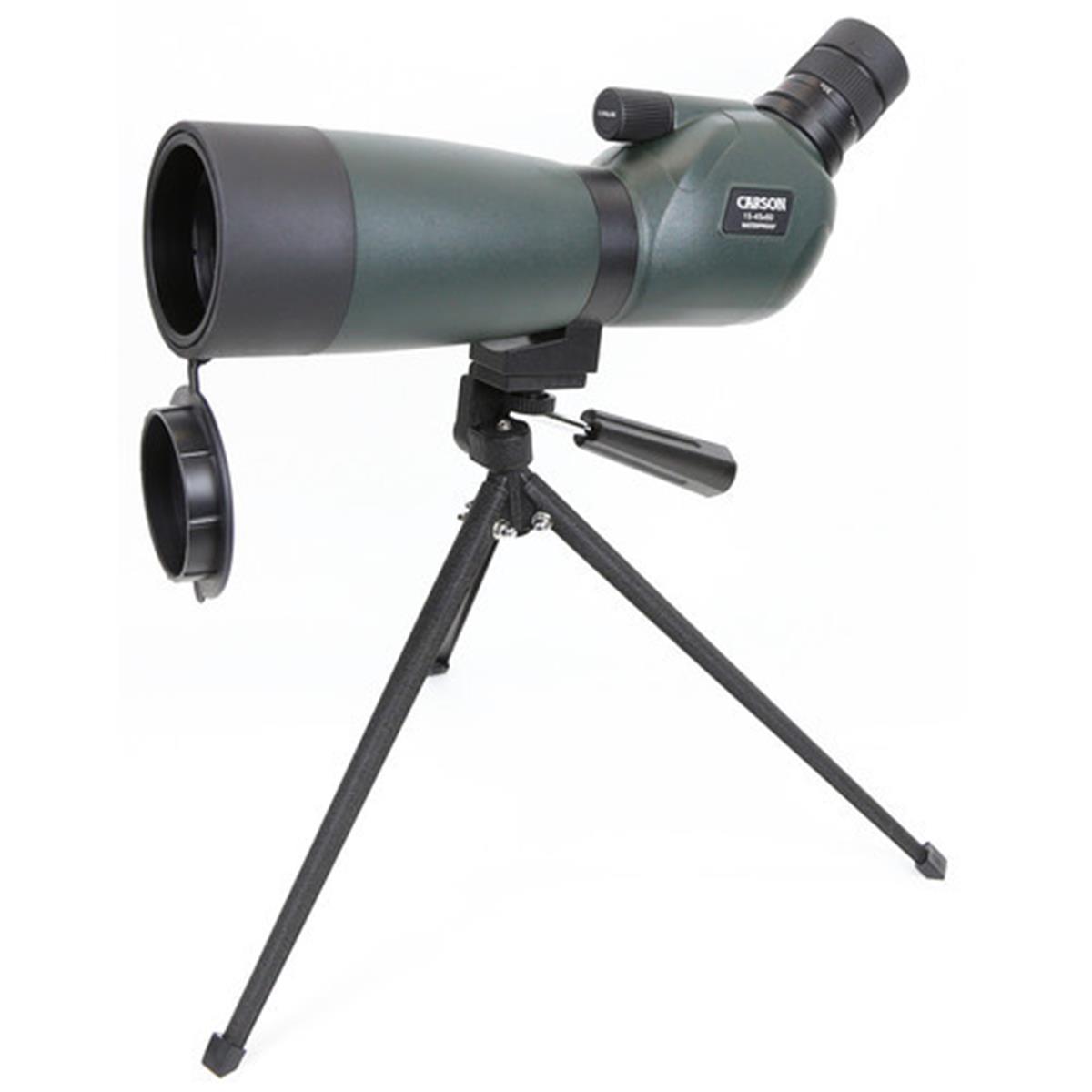 SS-560 15-45 x 60 mm Everglade Waterproof Spotting Scope, Green