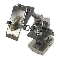 Picture of Carson MS-100SP 100x-1000x Compound Student Microscope with Mechanical Stage & Universal Smartphone Digiscoping Adapter